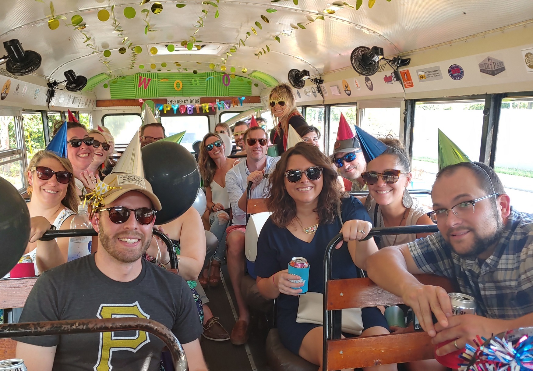 Birthday Party Bus Rental in Roswell, GA Hosted by The Rockin Road Trip