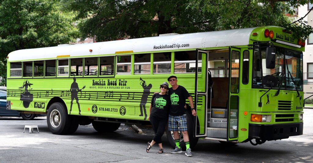 Julie and Danny Thiets, the founders of Rockin Road Trip.