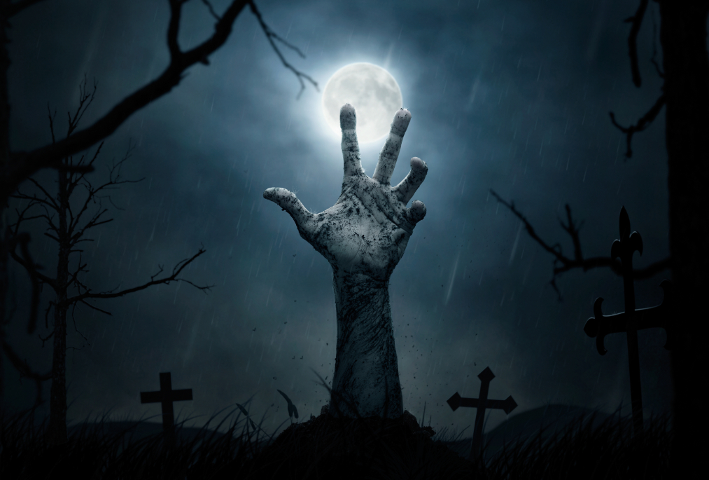 Ghoul Hand.  Halloween Themed image.