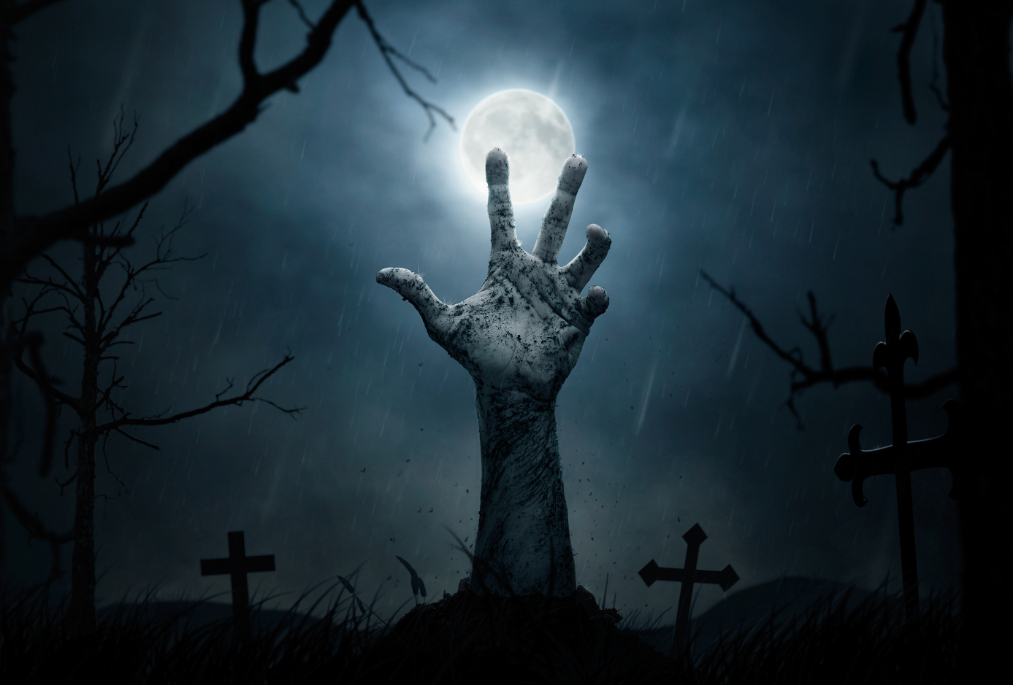 Ghoul Hand. Halloween Themed image.